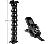 Soporte de abrazadera flexible para smartphones, GoPro Hero Series, DJI Osmo y más. Amplia aplicación y montaje seguro.