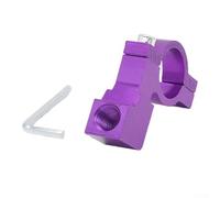 Soporte de abrazadera para espejo retrovisor de manillar de motocicleta de 10 mm de diámetro compatible con espejos de montaje de perno de 10 mm para ATV, UTV, motos de cross y vehículos eléctricos