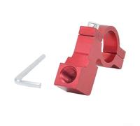 Soporte de abrazadera para espejo retrovisor de manillar de motocicleta de 10 mm de diámetro compatible con espejos de montaje de perno de 10 mm para ATV, UTV, motos de cross y vehículos eléctricos