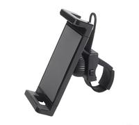 Soporte de abrazadera para smartphone y tableta adecuado para máquinas elípticas y bicicletas estáticas. Disfruta de tus medios mientras haces ejercicio