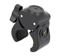 Soporte de abrazadera para teléfono, doble rosca de 1/4 que mejora la estabilidad, creadores de contenido de viaje, clip de montaje de estudio fotográfico, soporte ligero para teléfono, creadores de