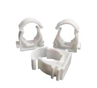 Soporte de abrazadera PPR de plástico 20 piezas for accesorios de tubería de agua con diámetro de cubierta 16/20/25/32/40/50/63mm, soporte for tubería de jardín(32mm)