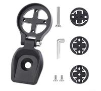 Soporte de accesorio para computadora de bicicleta Garmin para Bryton para Wahoo para Blackbird con cuerpo de aleación de aluminio fuerte y control de ángulo ajustado fino