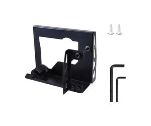 Soporte de acero con base y abrazadera de liberación rápida para herramientas de carpintería de 1,5 kg, diseño compacto, soporte invertido para mandolina de carpintería