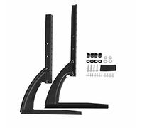 Soporte de Acero de Metal Negro para Pantalla LCD LED Plana TV Soporte de Mesa de Escritorio Soporte Vertical para TV_Negro 14"-42"