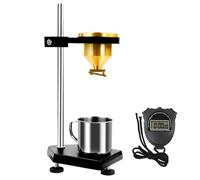 Soporte de acero inoxidable de altura ajustable con niveles integrados para viscosímetro práctico y alineación precisa y prueba de viscosidad