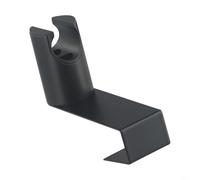 Soporte de acero inoxidable para bidé de mano, varita de ducha, doble instalación, gancho para tanque de inodoro o montaje en pared, color negro, soporte fuerte, fácil instalación, accesorio de baño