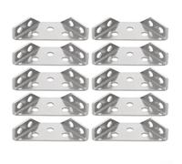 Soporte de acero inoxidable para juntas de madera, conector de esquina de 90 grados, soporte de ángulo resistente para refuerzo y estabilidad de muebles