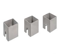 Soporte de acero inoxidable para parrilla de barbacoa, para cocinar al aire libre, soporte de placa ignífuga con espaciadores, para una mayor estabilidad y configuraciones versátiles de parrilla