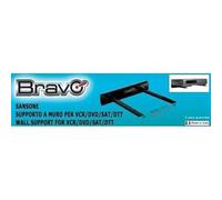 Soporte De Acero Negro 5 Kg VCR/SAT/DVD/DTT - Bravo SANSONE