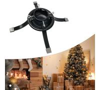 Soporte de acero para árbol de Navidad con depósito de agua y 4 pernos ajustables para asegurar troncos de 2 a 4.8 pulgadas, adecuado para árboles vivos de menos de 9 pies de alto (mediano)