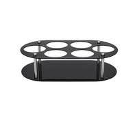 Soporte de acrílico multifuncional para tazas con vasos apilables para ahorrar espacio, organizador para el hogar, cocina, oficina, uso en el hogar, ahorro de espacio