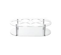 Soporte de acrílico multifuncional para tazas con vasos apilables para ahorrar espacio, organizador para el hogar, cocina, oficina, uso en el hogar, ahorro de espacio