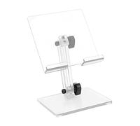 Soporte de acrílico para tableta, soporte de escritorio, ajustable, plegable, de color, para curso en línea, transmisión en vivo, soporte de tableta de acrílico, soporte de escritorio, ajustable