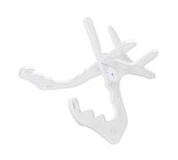 Soporte de acrílico para ukelele con luz, portátil, soporte plegable para ukelele para pequeños instrumentos musicales, soporte de suelo para exhibición de música