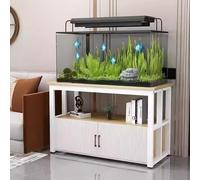 Soporte de acuario con base de metal, soporte de esquina para pecera, ecológico y seguro, estable y seguro, antideslizante y silencioso, ideal para salas de estar, dormitorios