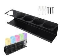 Soporte De Aerosol De Carga Pesada - 3 Pulgadas De Diámetro 5 Ranuras, Soporte De Contenedor De Metal, Bandeja De Limpieza Lubricante | Tienda De Reparaciones De Automóviles Estudio Detalle