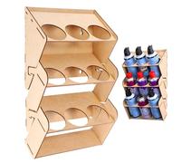 Soporte De Aerosoles De Montaje En Pared | Organizador de Latas de Pintura en Spray de Madera,Organización del Hogar Ahorro de Espacio para Talleres Interior Pintura Manualidades Artistas