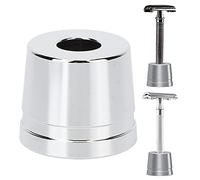 Soporte De Afeitadora De Seguridad, Mini Soporte De Afeitadora De Aleación De Zinc Base De Afeitadora De Seguridad, Soporte De Afeitadora Pesado Para Hombre Regalo (Plata)
