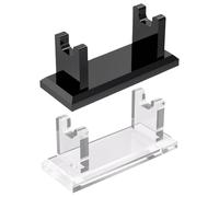 Soporte de afeitar de ducha: soporte de afeitado horizontal, estante acrílico de barras sin deslizamiento que ahorra espacio, maquinilla de afeitar del baño horizontal | Vanity Bathom Counter and
