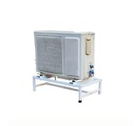 Soporte de aire acondicionado dividido resistente, soporte de suelo de 4 brazos para bomba de calor y aire acondicionado sin conductos, soporte estable y fiable, 90 x 50 x 60 cm