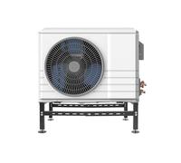 Soporte de aire acondicionado exterior resistente, soporte universal ajustable para instalación de unidades de bomba de calor sin conductos