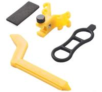 Soporte de ajuste de ruedas para ajuste de llantas de bicicleta, herramienta portátil de reparación de bicicletas con indicador de porcentaje, tensión de radios y enderezamiento de llantas (BT110B