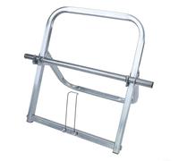 Soporte de alambre con eje único para carretes de cable y alambre, construcción de metal que proporciona almacenamiento estable y movilidad para varios entornos de trabajo