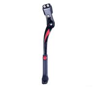 Soporte de aleación de aluminio ajustable para bicicletas de montaña de 24 a 29 pulgadas, pata de apoyo ancha con almohadillas antiarañazos, ajuste de longitud sin herramientas para tubos cuadrados y