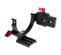 Soporte de aleación de aluminio para cámara de instalación rápida, horizontal y vertical, soporte de semiranillos