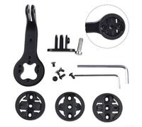 Soporte de aleación de aluminio para computadora Garmin Wahoo compatible con Blendr, incluye clip de cámara y bases