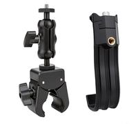 Soporte de aleación de aluminio, para DJI para mandos a distancia Mavic 4 Pro y NEO2, soporte de ciclismo ajustable con almohadillas antideslizantes, para imágenes aéreas estables manos libres (b)
