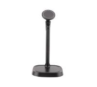 Soporte de AleacióN de Aluminio para Escritorio, TransmisióN en Vivo, Conferencia, TeléFono MóVil, Soporte de SuccióN MagnéTico, Negro