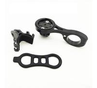 Soporte de aleación de aluminio para manillar de bicicleta de 22,2 mm, compatible con Garmin/Wahoo/Bryton, incluye abrazadera ligera y banda de goma para una fijación estable (B)