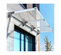 Soporte de aleación de aluminio para puerta exterior Aw120 x 330 cm, ideal para puertas delanteras y balcones, protección resistente a la intemperie