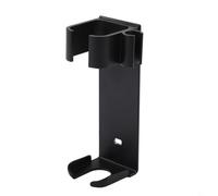 Soporte de aleación de aluminio para rizador y alisador con múltiples compartimentos para organizar herramientas calientes de forma segura después de su uso (aluminio-negro)