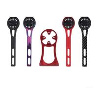 Soporte de aleación para ordenador de bicicleta de 14,3 cm para Garmin Edge | Para una construcción de aleación duradera, se adapta a barras de 25,4 mm y 31,8 mm, sistema de tuerca de bloqueo seguro