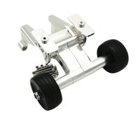 Soporte de alerón Trasero de Aluminio y Barra Anti-Caballito Ajustable for ARR-ma 1/5 for Kraton for Outcast 8S ARA320492 ARA320536(Army Green)