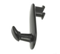 Soporte de alfombra delantero derecho para Nissan para sentra Rogue Murano Juke Armada Cube Quest, retenedor de clip de tapete de plástico negro, reemplazo directo OEM 74985-1MA1A