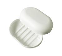 Soporte de almacenamiento 2024 plato de plástico de viaje para ducha Jabonera Bandeja de almacenamiento Home Box Dish Baño Productos (Blanco, Talla única)