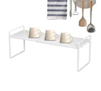 Soporte De Almacenamiento Ajustable Para Encimera - estante-De Cocina Expandible, Elevador De Microondas, Organizador Multiusos | Organizador De Espacio Para Gabinetes Y Fregaderos Para Platos, Pequeñ