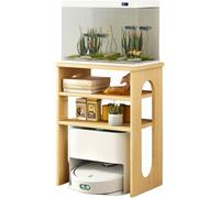 Soporte de almacenamiento al vacío robot con estantes abiertos para organización del hogar en sala de estar, dormitorio, baño