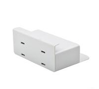 Soporte de almacenamiento de control remoto para montaje en pared, caja organizadora hecha de polipropileno transparente para un uso eficiente y optimización del espacio cerca de la TV (L)