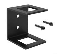 Soporte de almacenamiento de enganche de remolque de acero negro compatible con montaje de bola de 2 pulgadas para cama de camión, organizador seguro