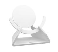 Soporte de almacenamiento de escritorio para mini altavoz Nest, para mini soporte vertical Nest, soporte de mesa de escritorio portátil (blanco)