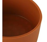 Soporte de almacenamiento de filtro de café de silicona, dispensador de filtro de café redondo con tapa, organizador de filtro de café antipolvo para el hogar, cocina, cafetería, (caramelo y jengibre)