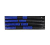 Soporte de Almacenamiento de Fundas para Caja de Herramientas, Hierro ABS | Organiza Dados y Llaves, Mejora eslizador Flexible, 480mm, para Taller