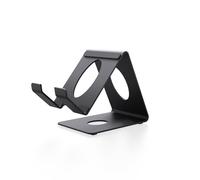 Soporte de almacenamiento de mano todo en uno para ROG X-box Ally para ROG X-box Ally X para Switch 2 para Steam Deck soporte de metal con almohadillas antideslizantes agujeros de ventilación (blanco)