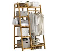 Soporte de almacenamiento de ropa, organizador de armario moderno, estante portátil para ropa, marco de torre de metal resistente, exhibición funcional de ropa para sala de estar, vestidor, estudio