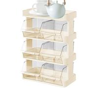 Soporte de almacenamiento de té - Estante de soporte de vaina, organizador de paquetes de bebidas | Estación de visualización de varios niveles resistente para cafetería Workplace Lounge Hotel Bu